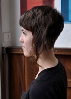 fryzury krótkie - uczesanie damskie z włosów krótkich zdjęcie numer 48B